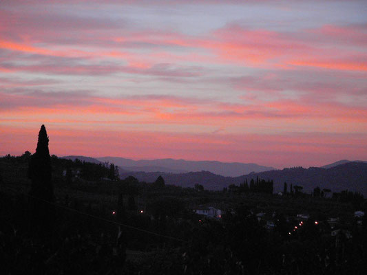  sunset, Casentino, Villa, Casafredda, Arezzo, Toscana, Tuscany, Italy