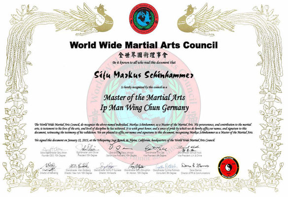 Martial Arts Council