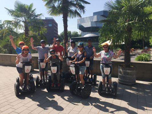 Gruppe Segway, Quad, Bogenschießen