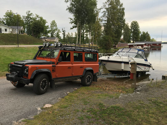 Slipstelle im Hafen Solstadströms Marina