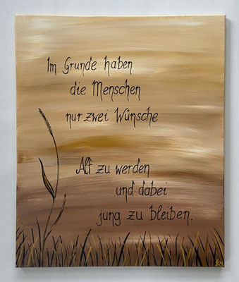 Wünsche 50x60