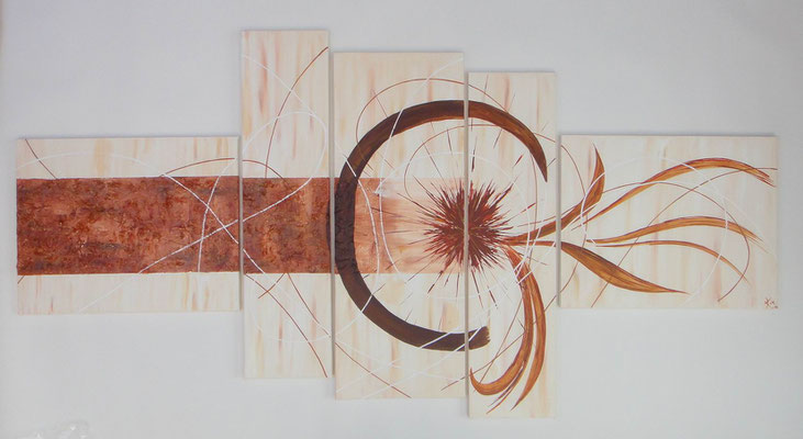 Verlorene Welt in Braun 170x90