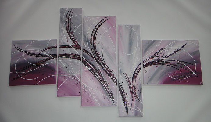 Magische Welt in Himbeere 160x100