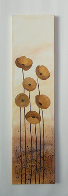 Blumen im Sand 20x80