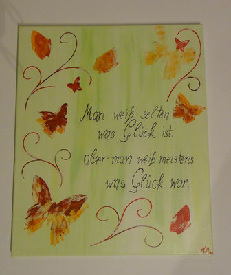Glück in Grün 50x60