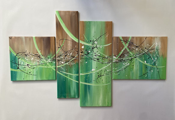grüne Gelassenheit 140x90