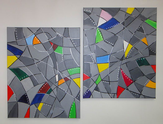 Buntes Chaos 80x60
