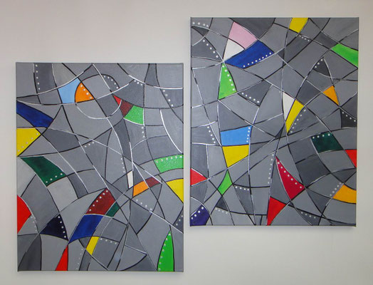 Buntes Chaos 80x60