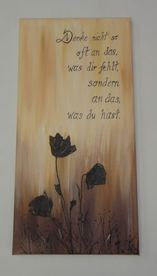 Einsamkeit 30x60