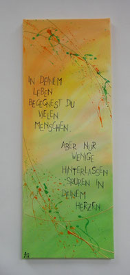 Frühlingsgefühl 30x80