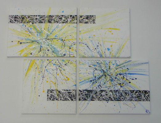 Expression blau-gelb 80x60