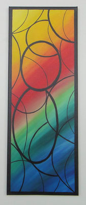 Bunte Kreise 30x80
