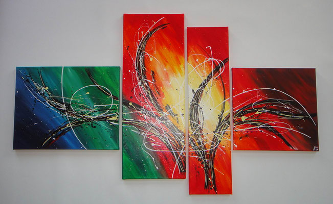 Bunte Harmonie 140x90