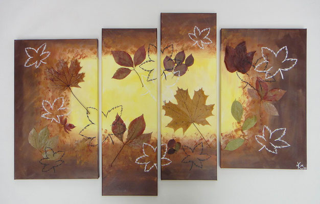 Herbstblätter 100x65