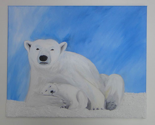 Eisbären 60x50