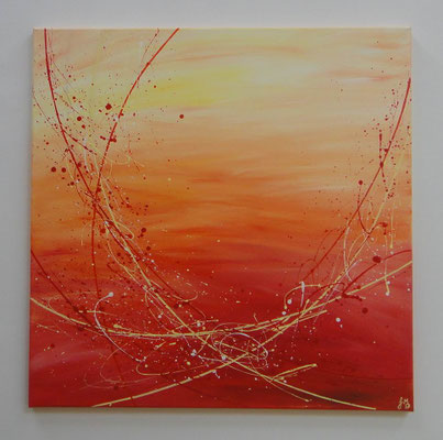 Glühendes Inferno 70x70