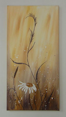 Einsame Blume 30x60