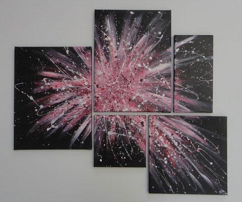 Expression rosa-violett 80x70