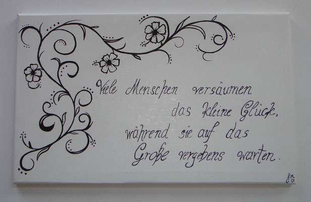 Großes Glück 60x30
