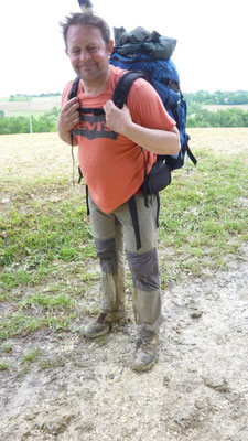 Thierry prêt à visiter la chapelle