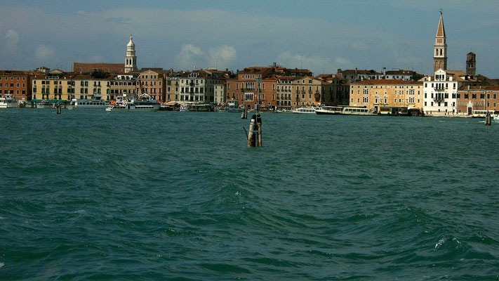 Venedig von der Fähre bei der Rückfahrt