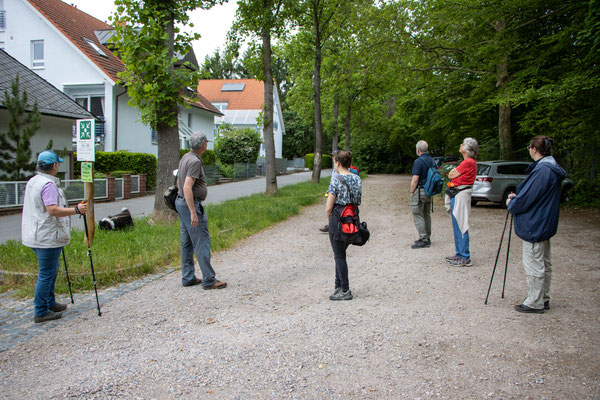 Startpunkt am Friedhof Handschuhsheim (Foto: B. Budig)