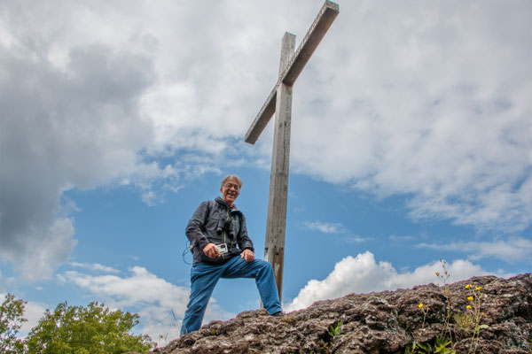Gipfelstürmer Rolf (Foto: B. Budig)