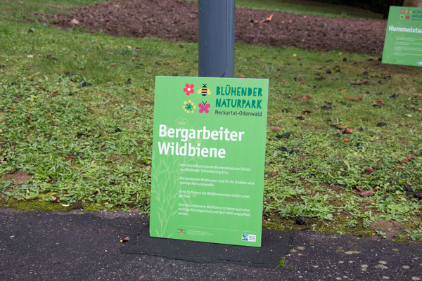 Neue Infotafel für die Aktion