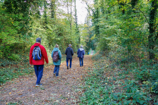 Unterwegs auf den ausgeschilderten Rundwegen (Foto: B. Budig)