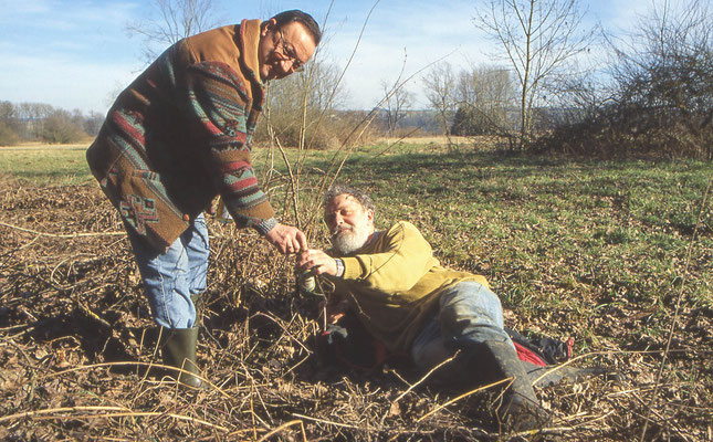 Biotoppflege 2002 (Foto: B. Budig)