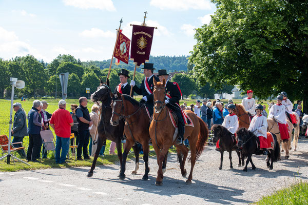 Reiter beim Blutritt in Weingarten (Foto: B. Budig)