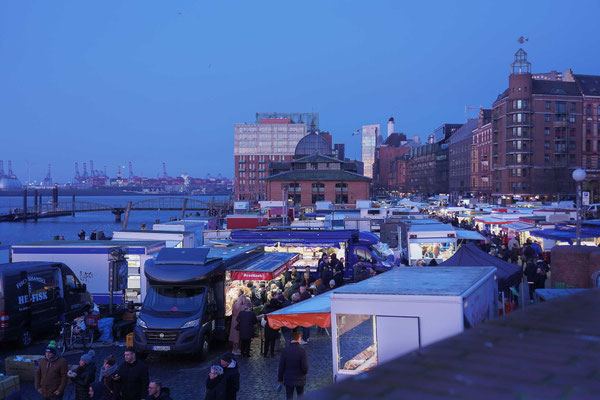 Reportage Fischmarkt Hamburg @René Bärtsch