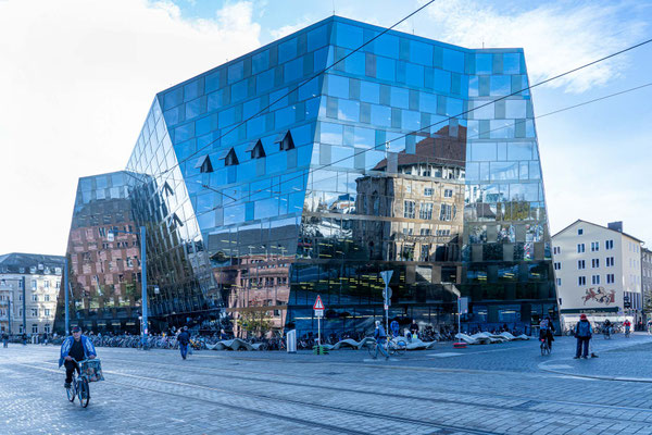 Architektur Bibliothek Freiburg ©René Bärtsch