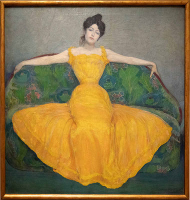 Max Kurzweils „Dame in Gelb“