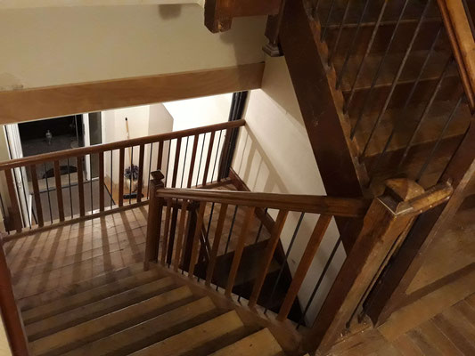 Mise aux normes des escaliers avec balustre en fer - 1