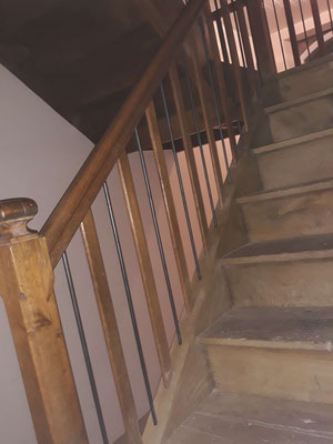 Mise aux normes des escaliers avec balustre en fer - 3