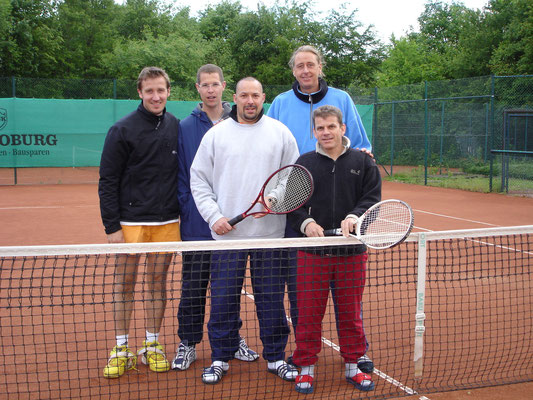 24.09.2006 Herren 30+ >>> Aufstieg Bezirksliga - Foto: C.Gröning - S.Wendler - T.Gillner - M.Hünteler - M.Schänzer - (es fehlt St.Alberti)