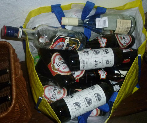 Hmmm - wer das in den 2 Tagen getrunken hat??? Keiiiine Ahnung.