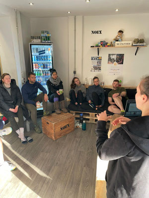 Sportmentaltraining im TESR Camp im NOEX Berlin
