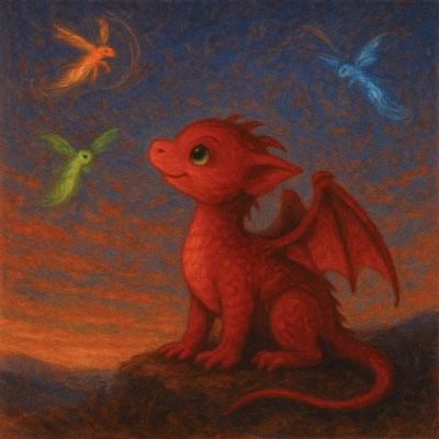 KRAWUDRA - DIE DRACHIN AUF DEM FELSEN