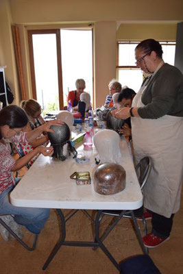 Workshop Urban Turban Sydney. Foto © Christine Rohr Master Milliner & Academy