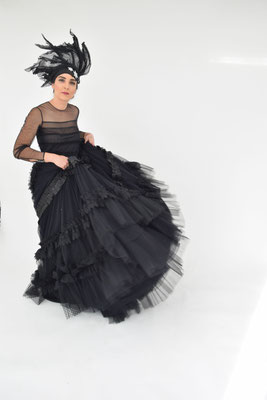 CHRISTINE ROHR - MASTER MILLINER - Dress: Nina Kollmann-Troy