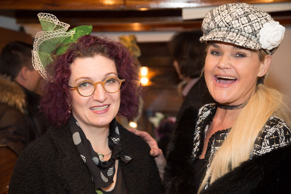 Christine Rohr - Master Milliner & La Bionda Anita Priebernig, Foto: Georg Weinseiss