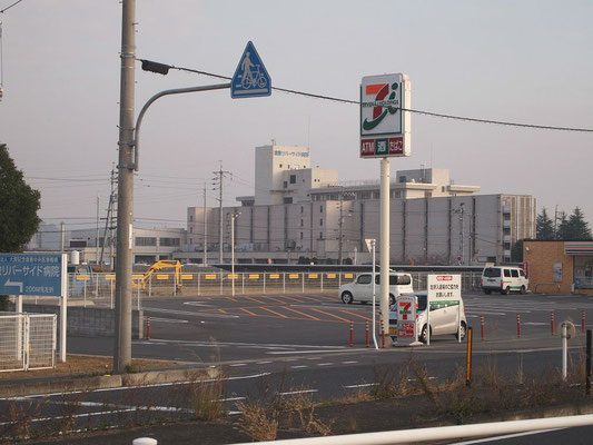 倉敷リバーサイド病院周辺の風景