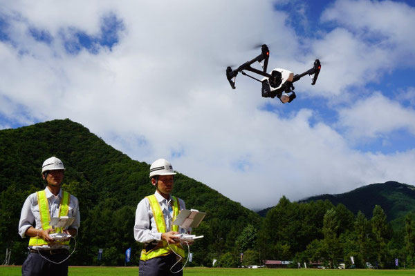 ドローンを活用した測量