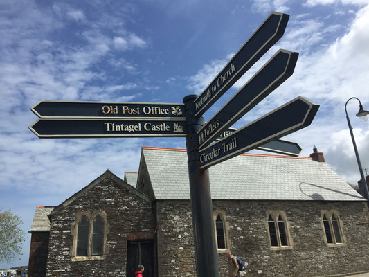 Auf dem Weg zum Tintagel Castle