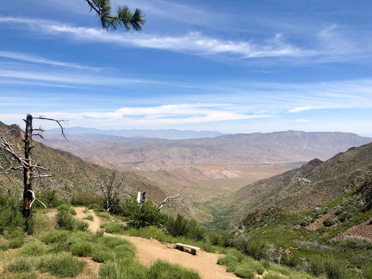 Blick auf Anza Borrego Desert