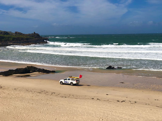 Der Strand ist heute gesperrt!
