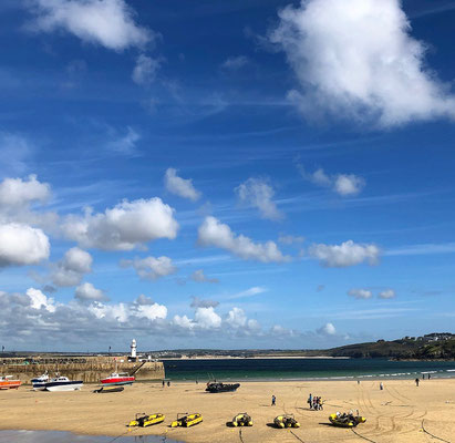 Noch tolleres Wetter in  St Ives!