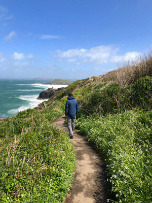 .....einzigen Spaziergänger!